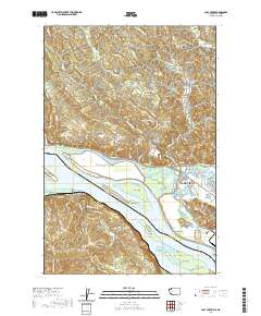 Coal Creek 2020 topographic map thumbnail