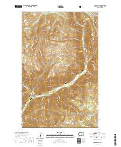 Coleman Peak 2020 topographic map thumbnail