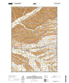 College Place 2020 topographic map thumbnail