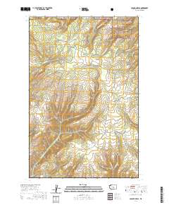 Colockum Pass 2020 topographic map thumbnail