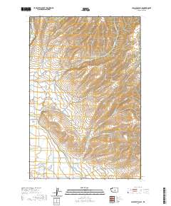 Colockum Pass SE 2020 topographic map thumbnail