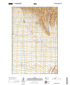 Colockum Pass SW 2020 topographic map thumbnail