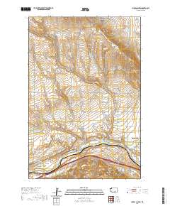 Corral Canyon 2020 topographic map thumbnail
