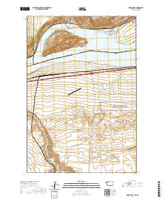 Crow Butte 2020 topographic map thumbnail
