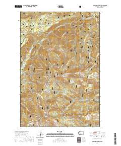 Darland Mountain 2020 topographic map thumbnail