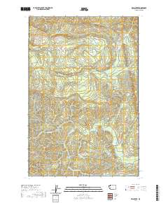 Dean Creek 2020 topographic map thumbnail