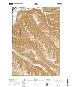Dodge 2020 topographic map thumbnail