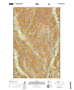 Doe Mountain 2020 topographic map thumbnail