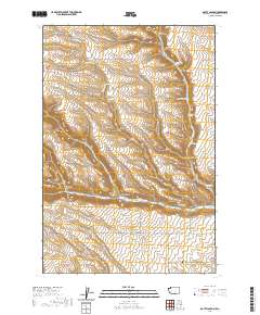 Douty Canyon 2020 topographic map thumbnail