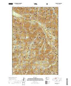 Findley Lake 2020 topographic map thumbnail