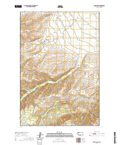 Fort Simcoe 2020 topographic map thumbnail
