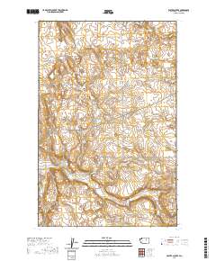 Foster Coulee 2020 topographic map thumbnail
