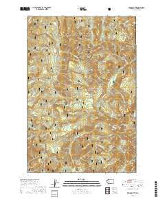 French Butte 2020 topographic map thumbnail