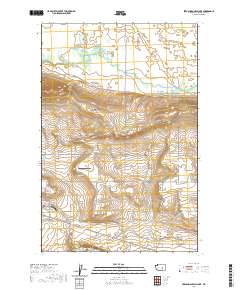 Frenchman Hills Lake 2020 topographic map thumbnail