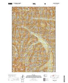 Gamma Peak 2020 topographic map thumbnail