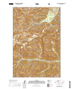 Glacier Peak East 2020 topographic map thumbnail