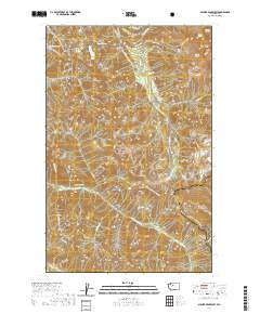 Glacier Peak West 2020 topographic map thumbnail