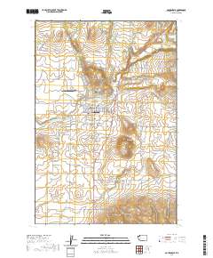 Goldendale 2020 topographic map thumbnail