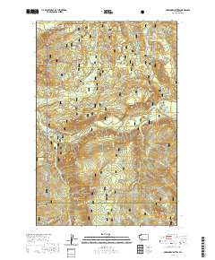 Greenhorn Buttes 2020 topographic map thumbnail