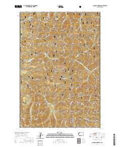 Gumboot Mountain 2020 topographic map thumbnail