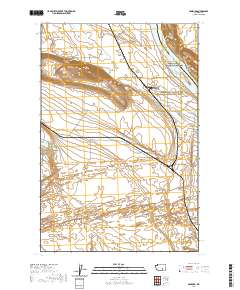 Hanford 2020 topographic map thumbnail