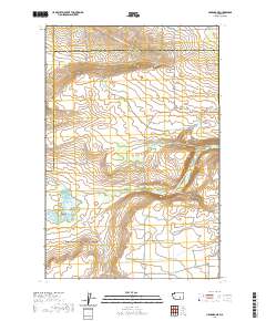 Hanford NE 2020 topographic map thumbnail