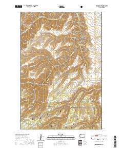 Harlow Ridge 2020 topographic map thumbnail