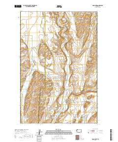 Honn Lakes 2020 topographic map thumbnail