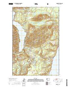 Hoodsport 2020 topographic map thumbnail