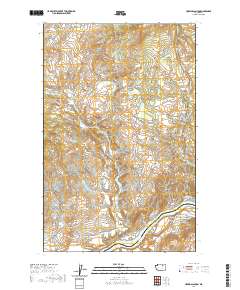 Hopkins Canyon 2020 topographic map thumbnail