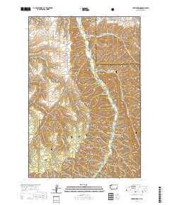 Hopkins Ridge 2020 topographic map thumbnail
