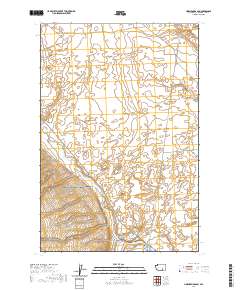 Horn Rapids Dam 2020 topographic map thumbnail