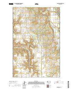 Inkster Lake 2020 topographic map thumbnail