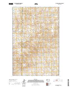 Jack Woods Butte 2020 topographic map thumbnail