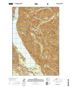 Kachess Lake 2020 topographic map thumbnail