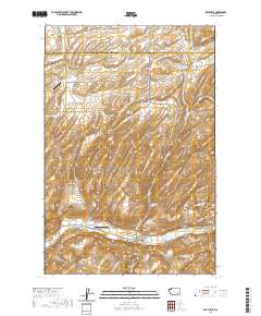 Kahlotus 2020 topographic map thumbnail