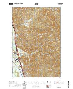 Kalama 2020 topographic map thumbnail