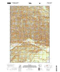 Kiona Peak 2020 topographic map thumbnail