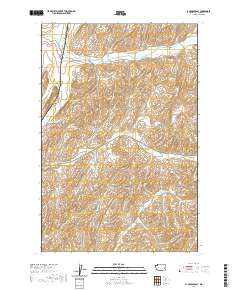 La Crosse East 2020 topographic map thumbnail