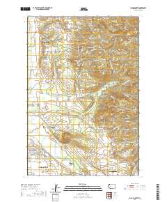 Lacamas Creek 2020 topographic map thumbnail
