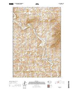 Latah 2020 topographic map thumbnail