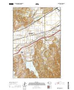 Liberty Lake 2020 topographic map thumbnail