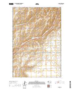 Lind SW 2020 topographic map thumbnail