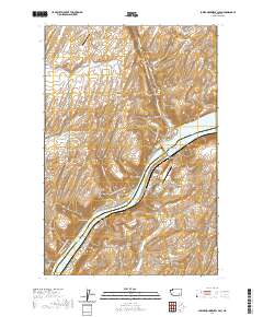 Lower Monumental Dam 2020 topographic map thumbnail
