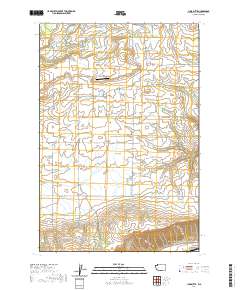 Luna Butte 2020 topographic map thumbnail