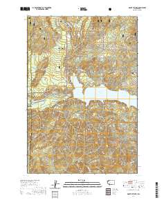 Mount Mitchell 2020 topographic map thumbnail