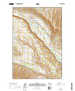Naches 2020 topographic map thumbnail