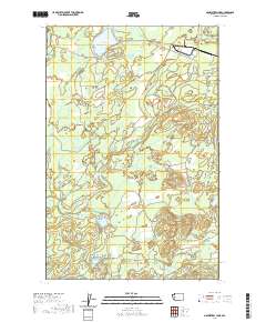 Nahwatzel Lake 2020 topographic map thumbnail