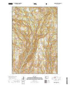 Naneum Canyon 2020 topographic map thumbnail