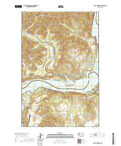 Miller Mountain 2020 topographic map thumbnail